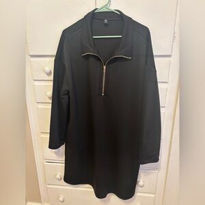 Women’s Long Zip Neck Top